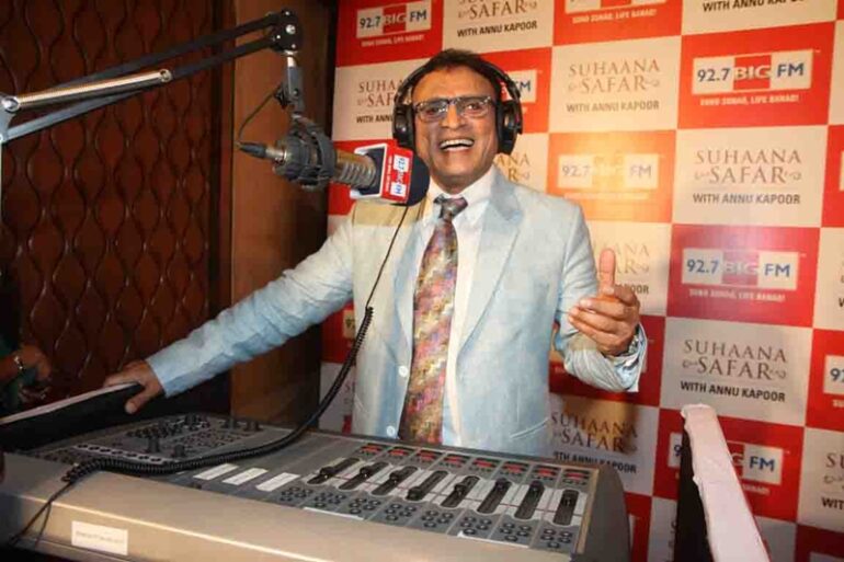 Annu Kapoor hosting a radio show