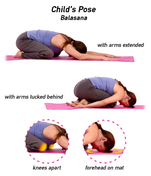 child pose exercise