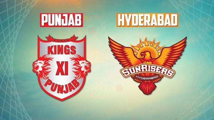 Kings XI Punjab and Sunrisers Hyderabad