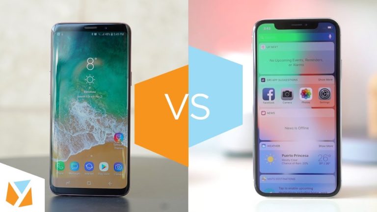 Samsung Galaxy S9 vs iPhone X