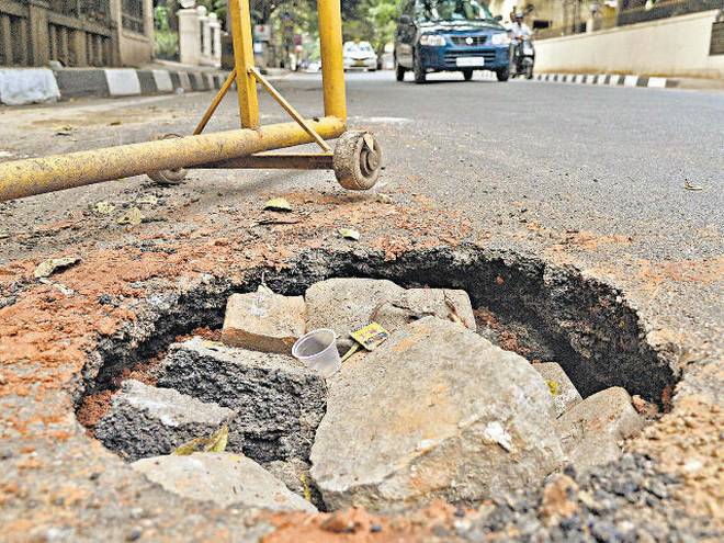 bangalore potholes