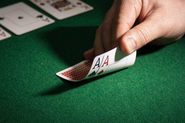 Blackjack Split aces